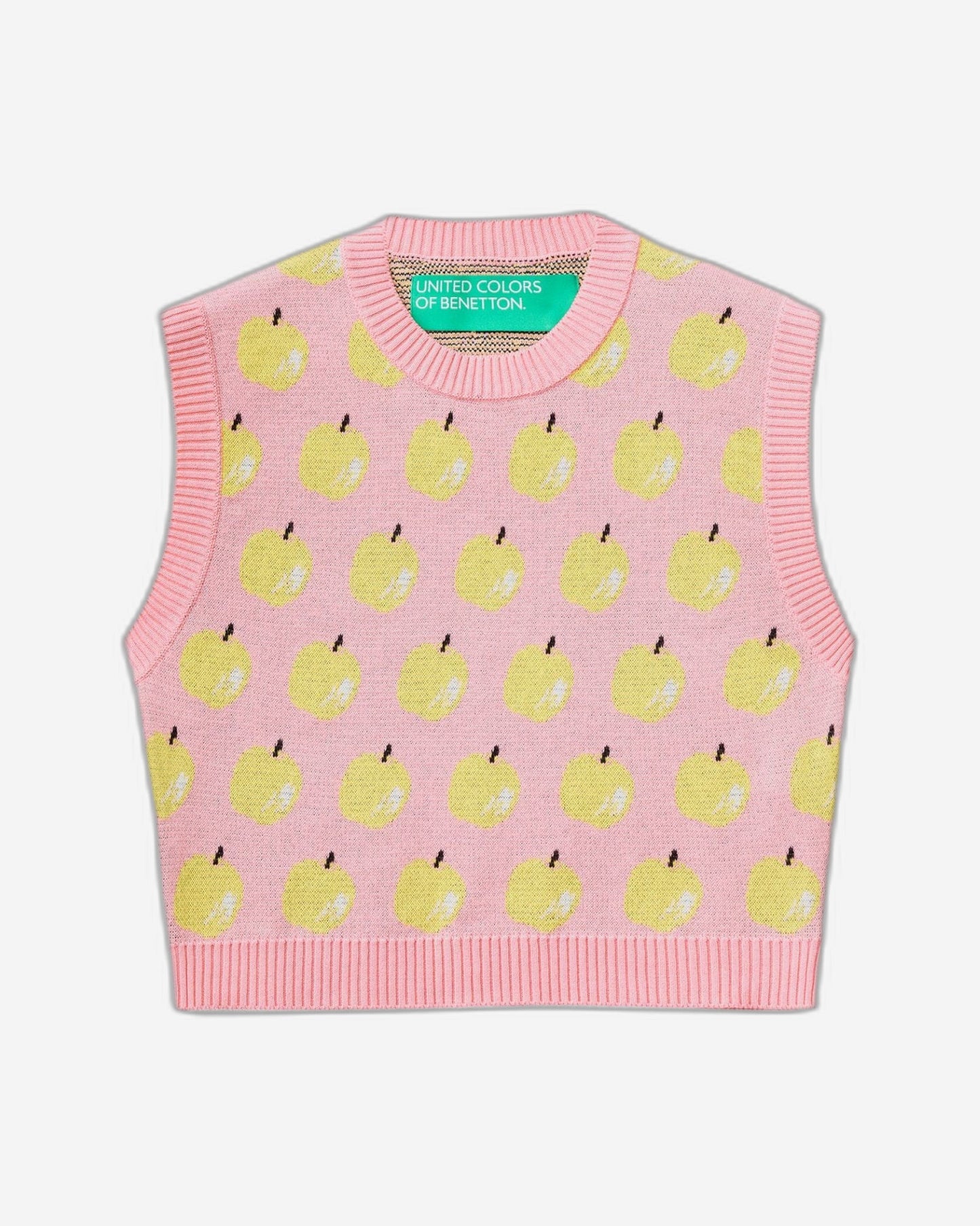 Vest with fruit pattern