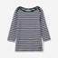 Striped 3/4 sleeve t-shirt in 100% cotton