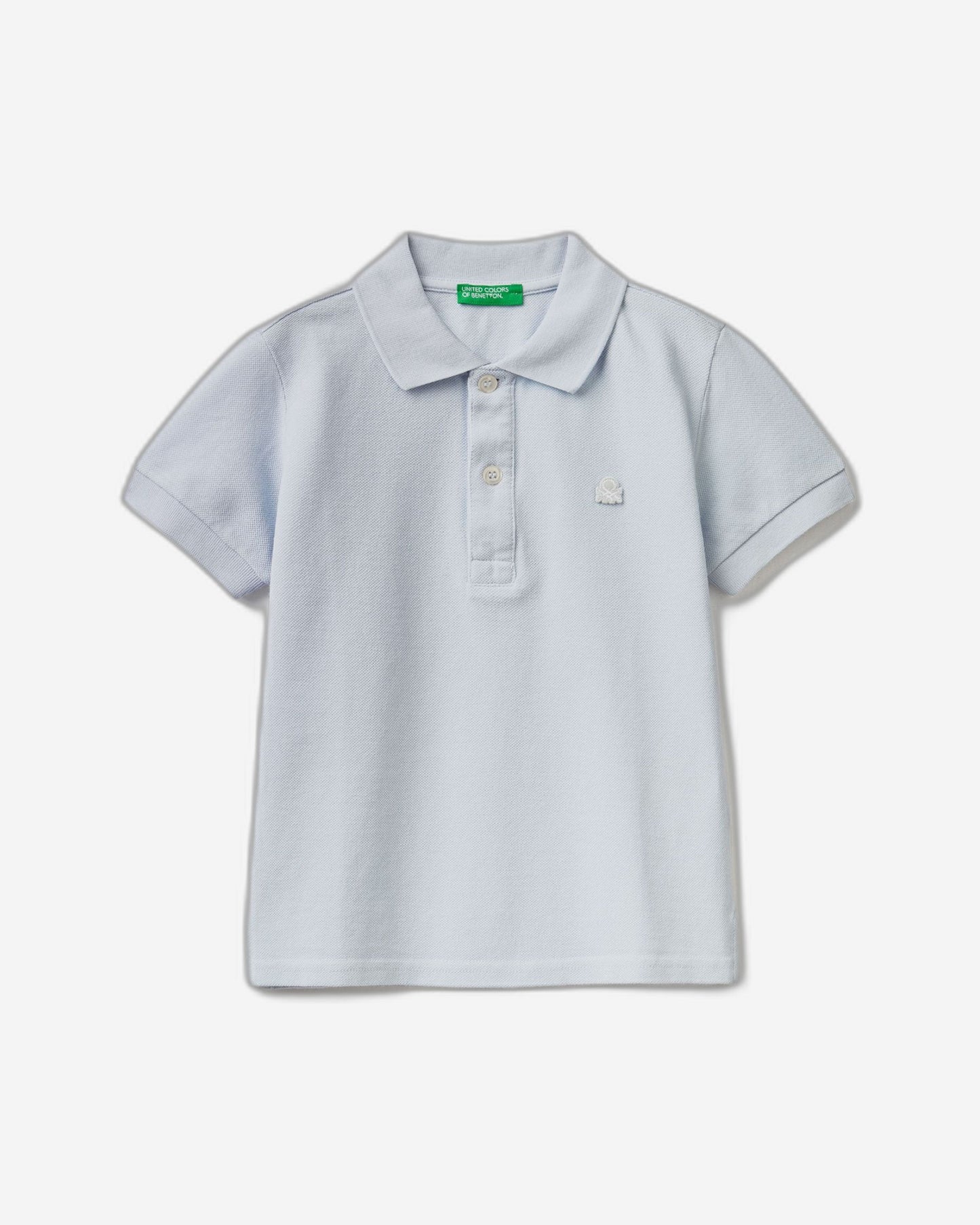 Short sleeve polo in organic cotton