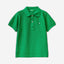 Short sleeve polo in organic cotton