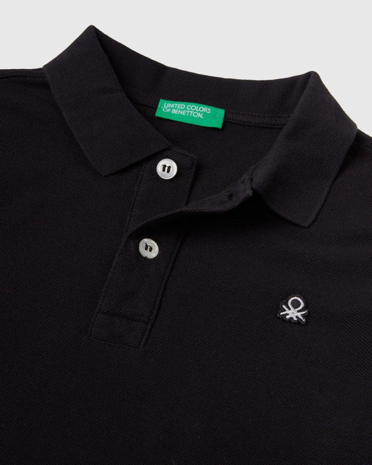 Slim fit polo in 100% organic cotton