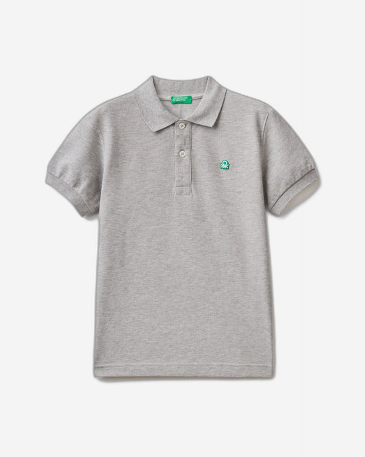 Slim fit polo in 100% organic cotton
