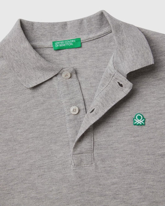 Slim fit polo in 100% organic cotton