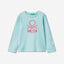 Long sleeve t-shirt with glitter print