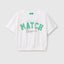 T-shirt with print and glitter