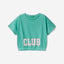 T-shirt with print and glitter