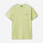 Linen blend t-shirt with pocket