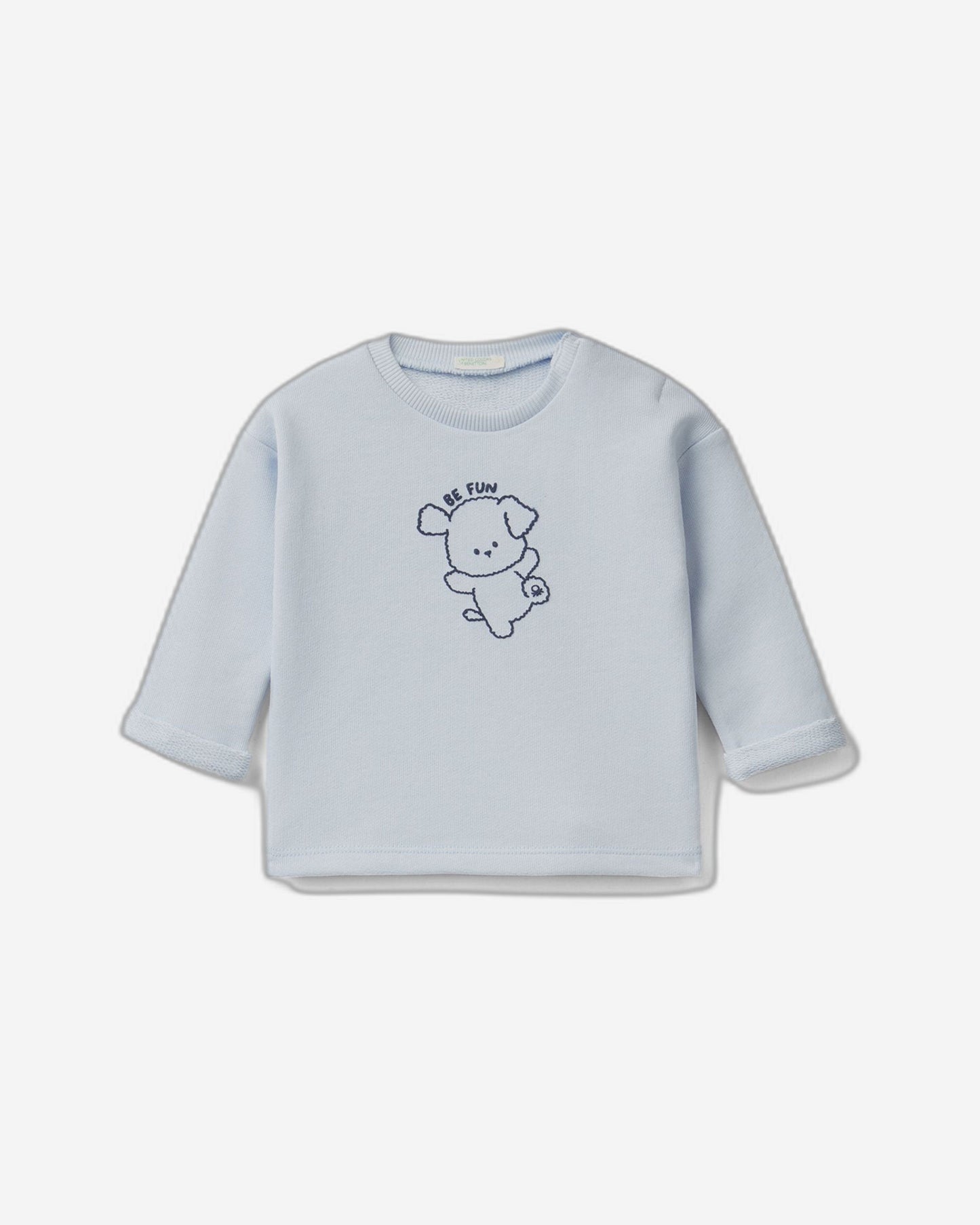Soft sweatshirt in organic cotton with print