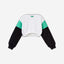 Color block cropped sweatshirt