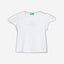 T-shirt with linen blend print