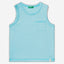 Tank top in recycled fabric with pocket