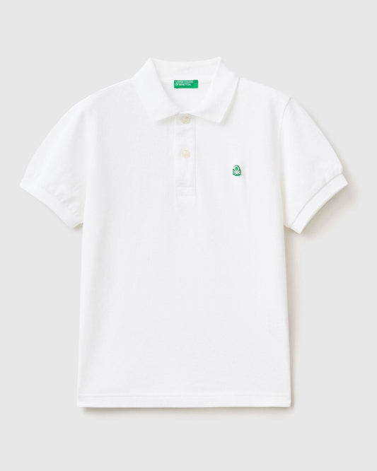 Slim fit polo in 100% organic cotton