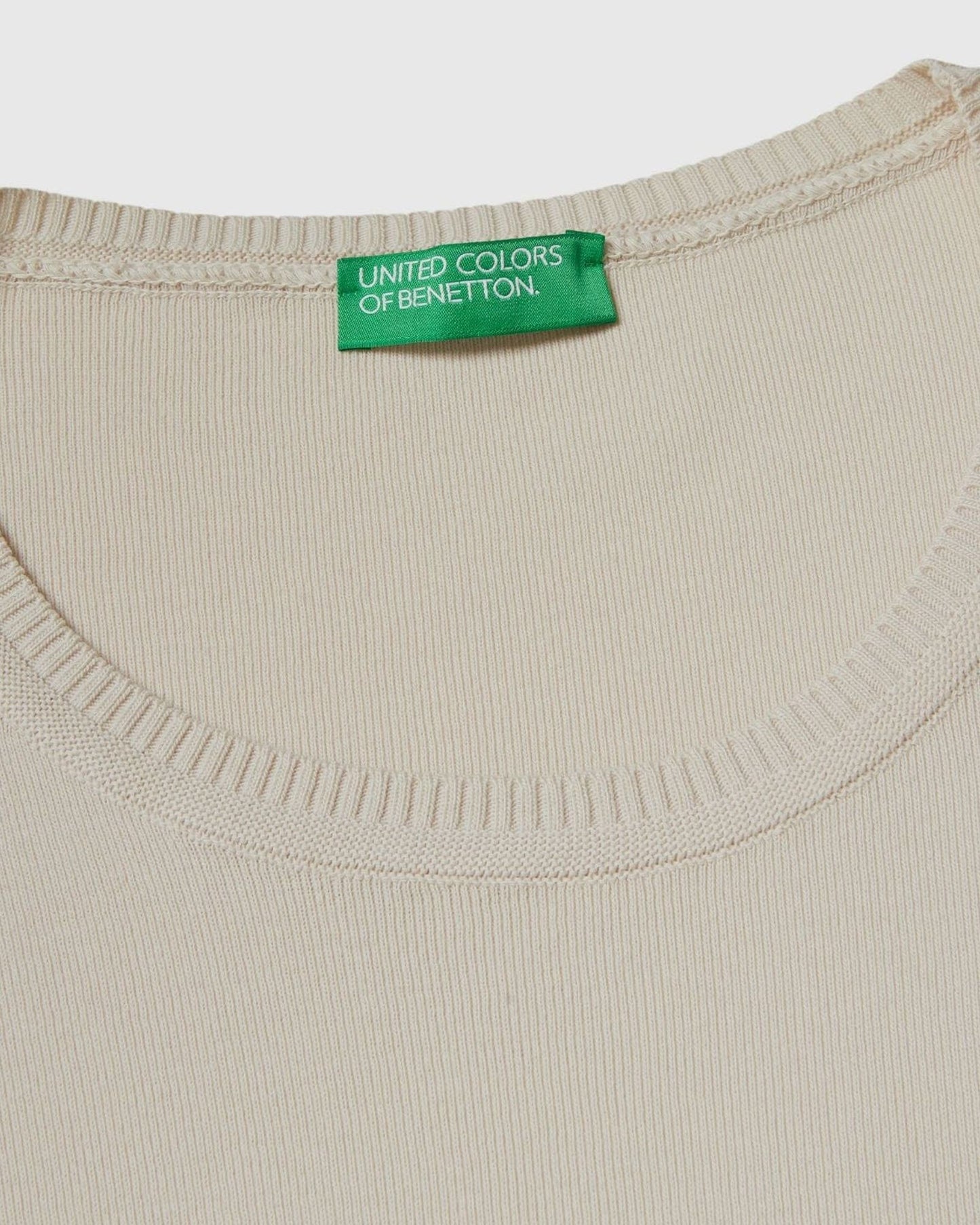 Short sleeve sweater in 100% cotton