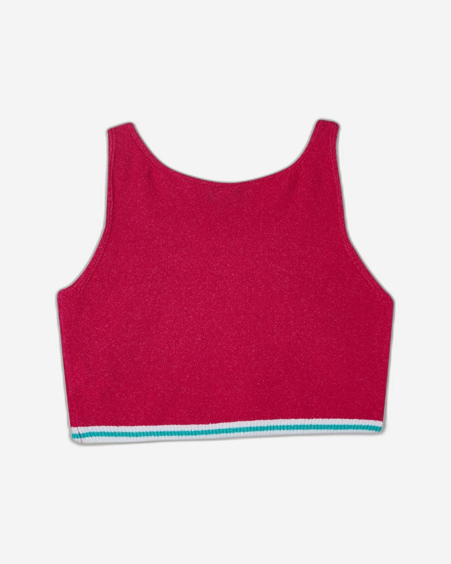 Short top in boucle yarn