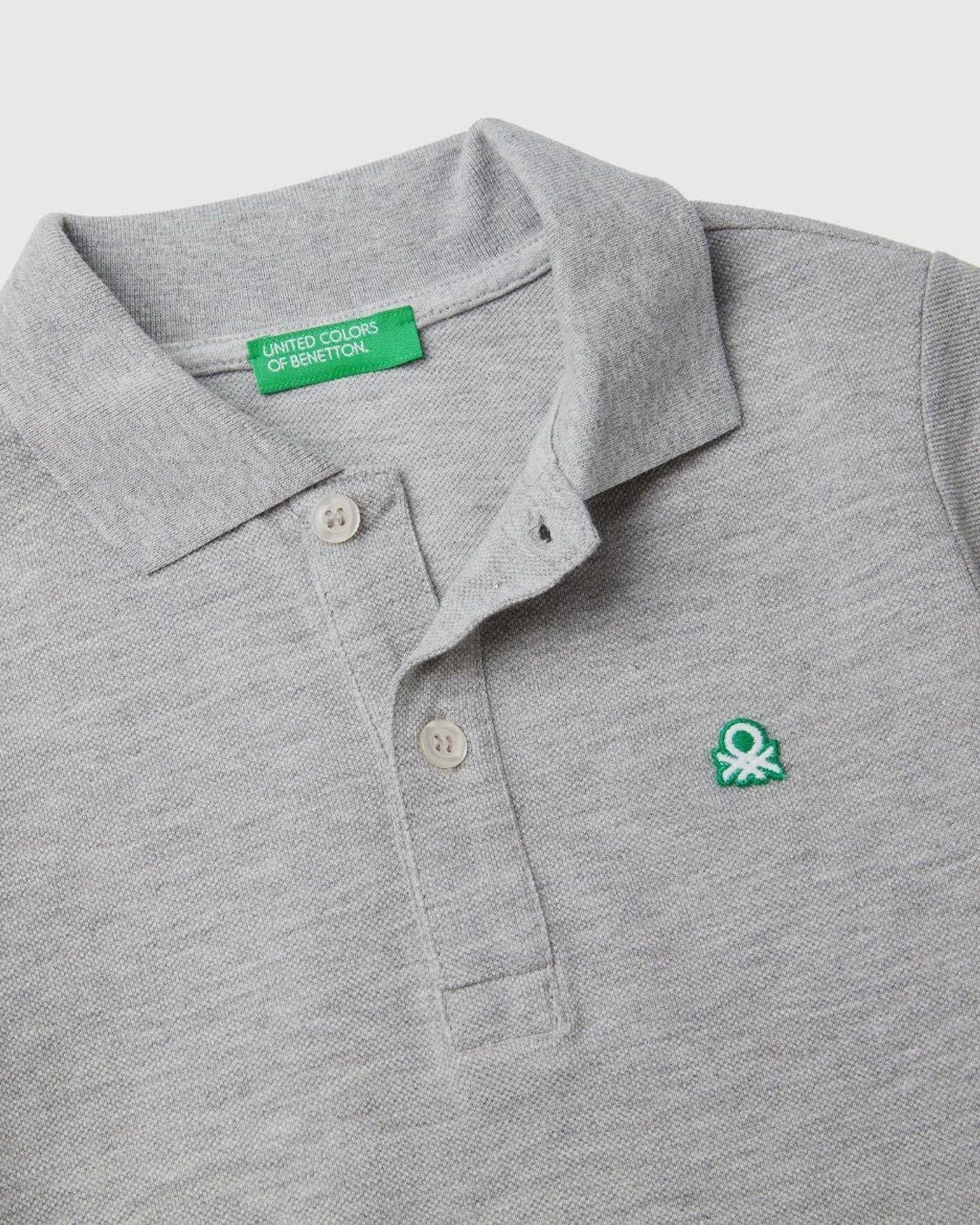 Short sleeve polo in organic cotton