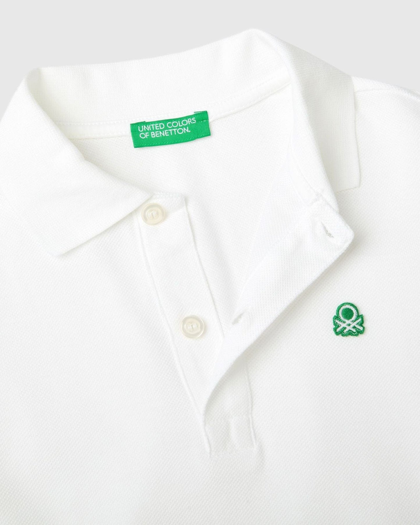 Short sleeve polo in organic cotton
