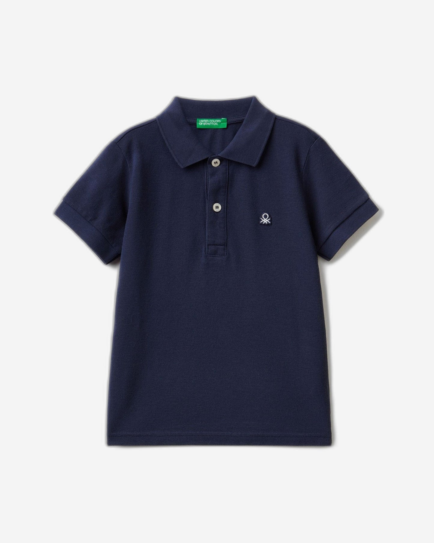 Short sleeve polo in organic cotton