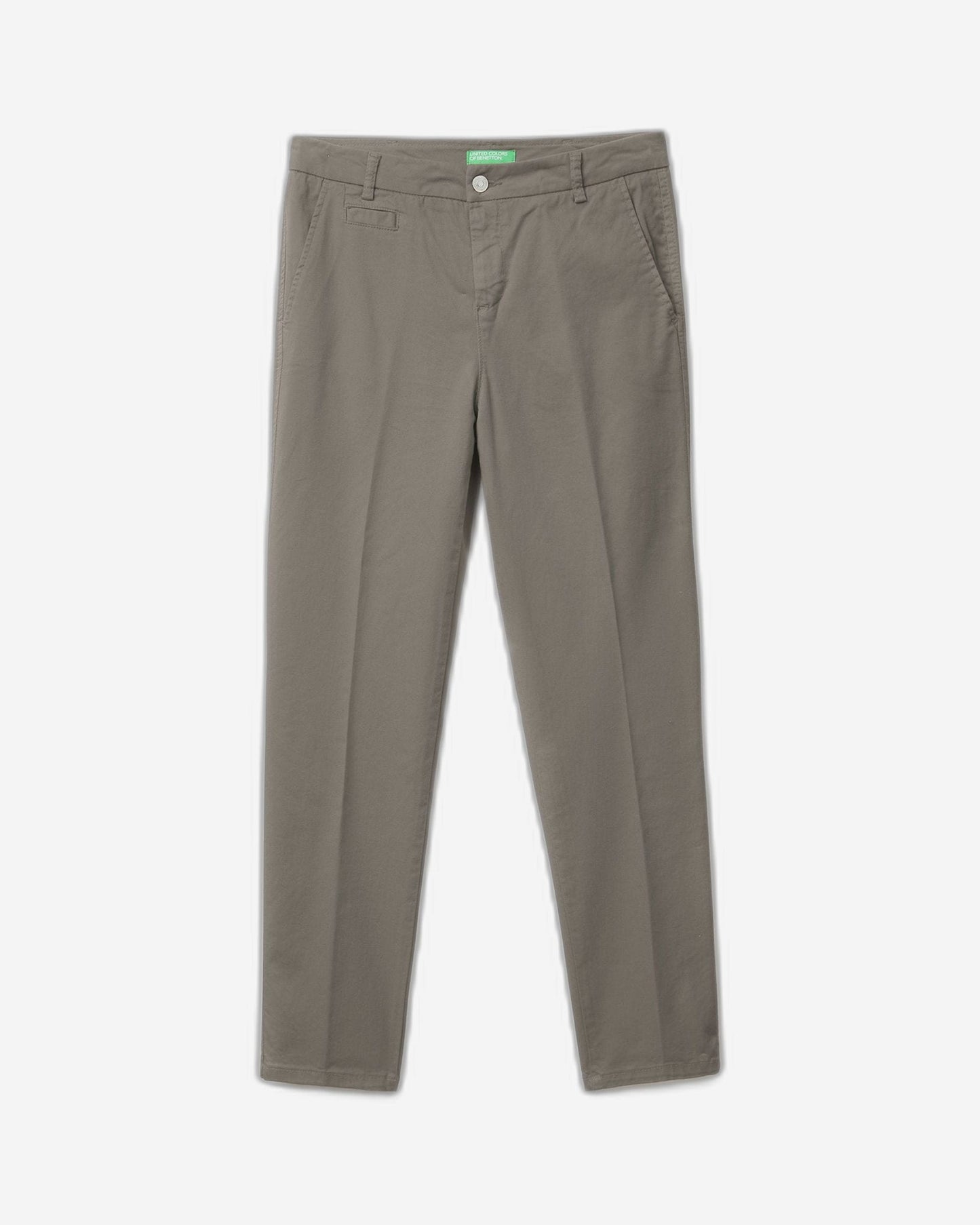 Slim fit cotton chinos