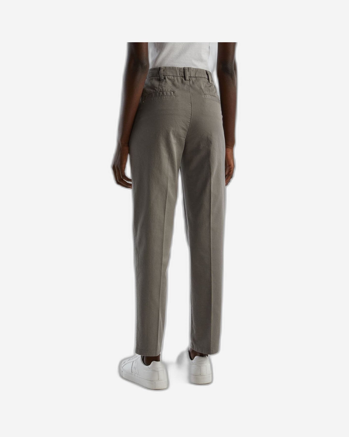 Slim fit cotton chinos