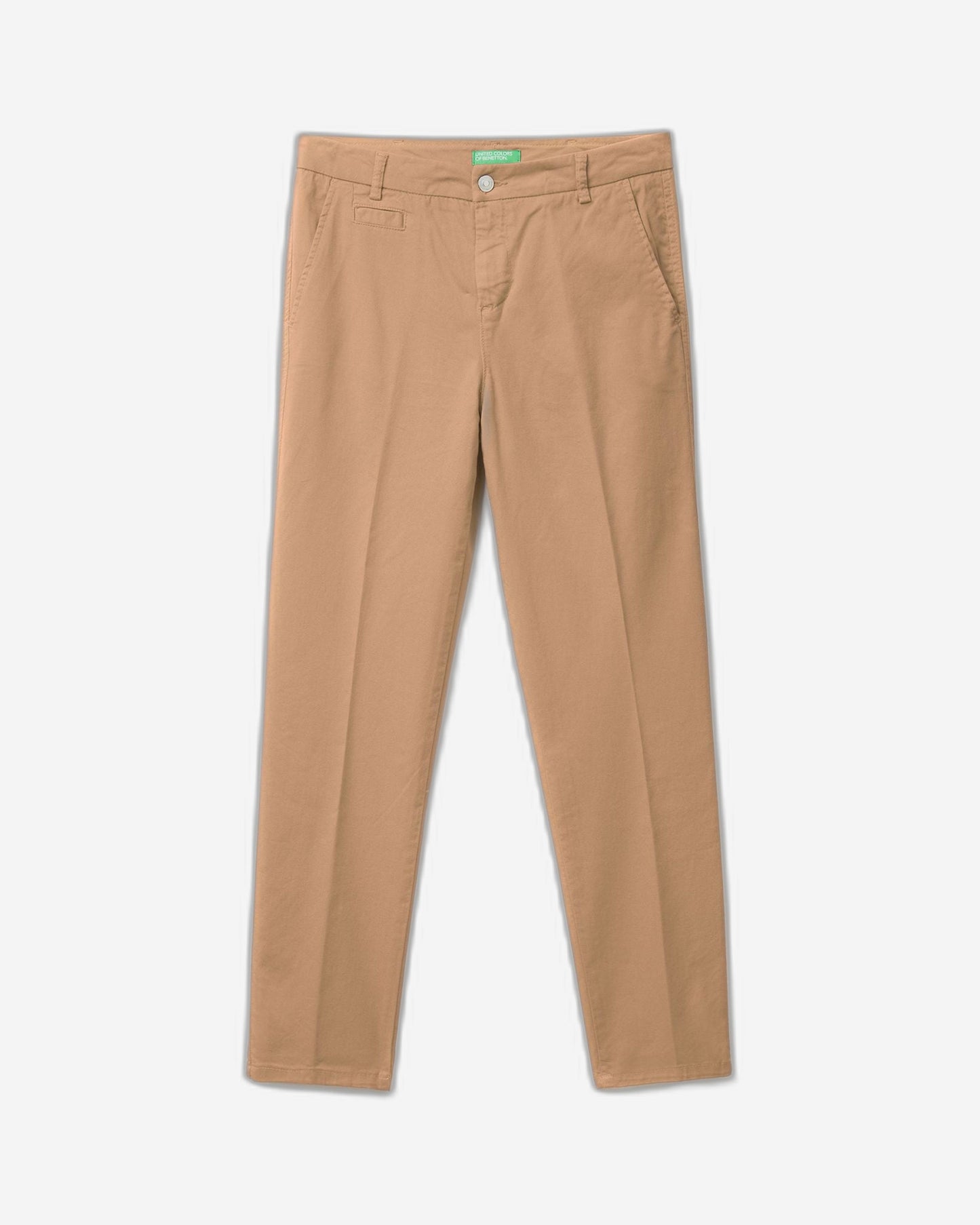 Slim fit cotton chinos