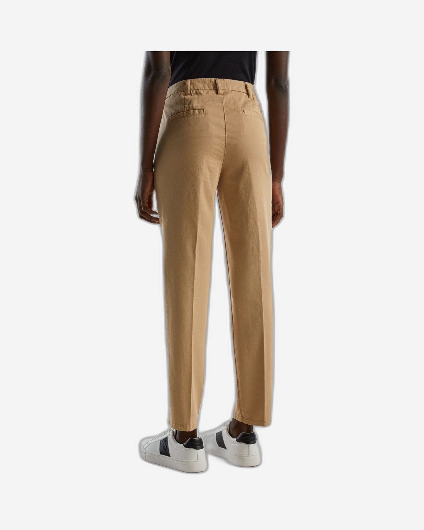 Slim fit cotton chinos