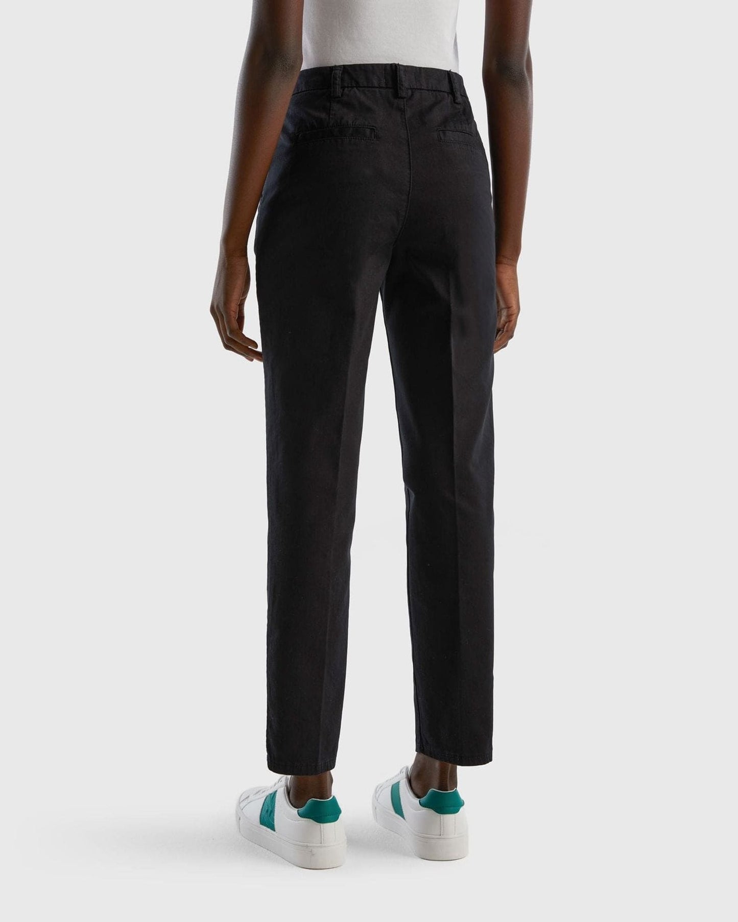 Slim fit cotton chinos