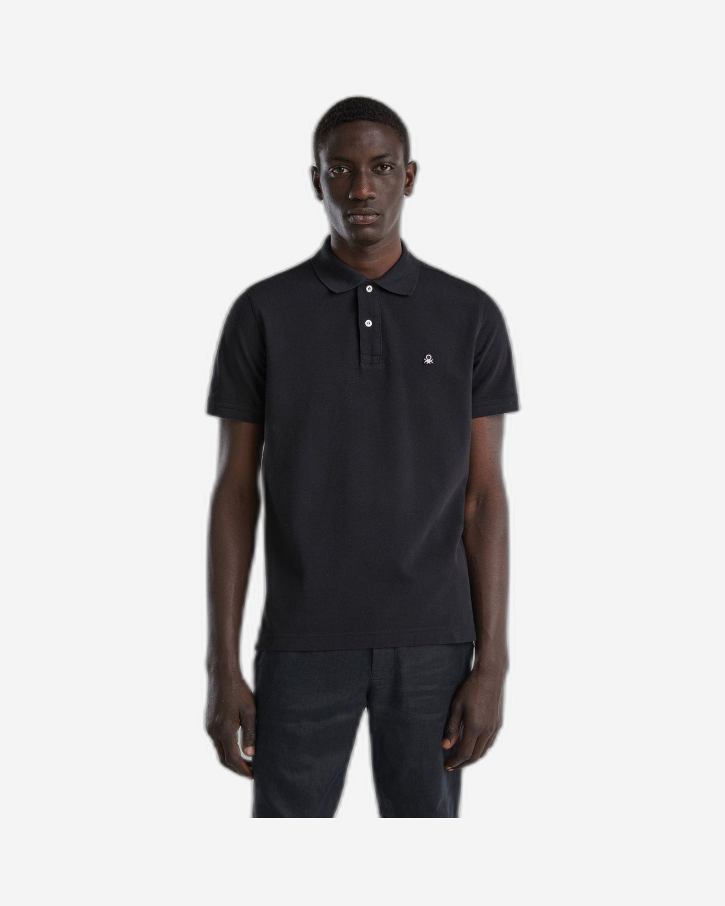 Short sleeve polo in 100% cotton