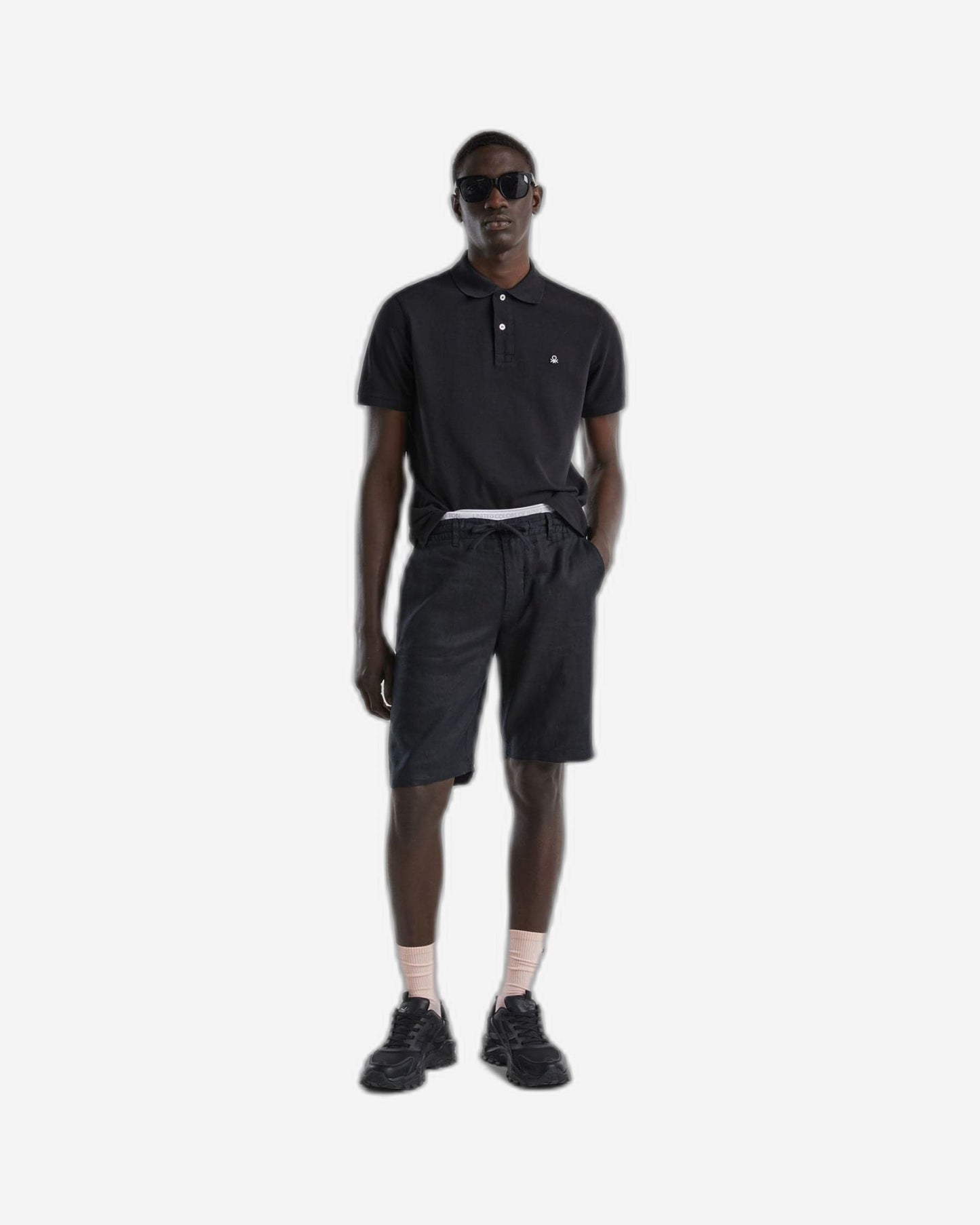 Short sleeve polo in 100% cotton