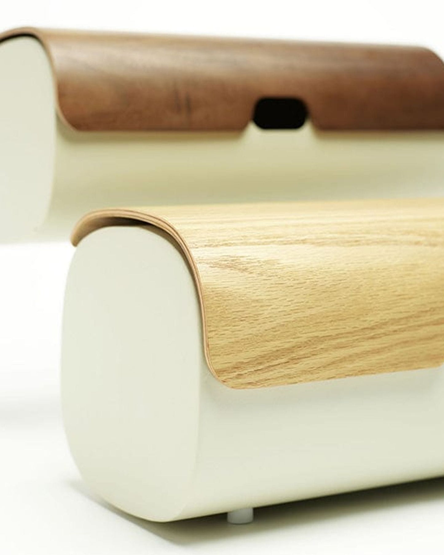 Legnoart Clibano Metal Bread Bin With Bented Oak Lid Bb-90K