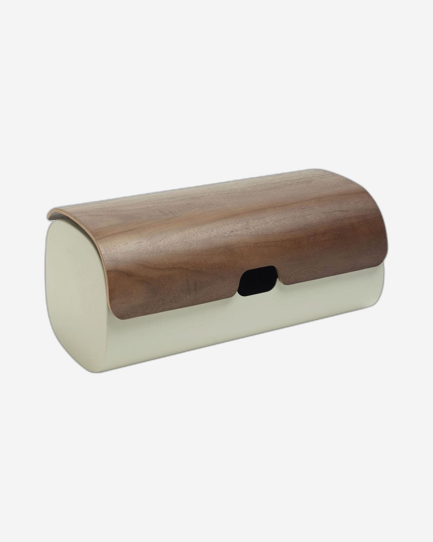 Legnoart Clibano Metal Bread Bin With Bented Walnut Lid Bb-90W