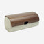 Legnoart Clibano Metal Bread Bin With Bented Walnut Lid Bb-90W