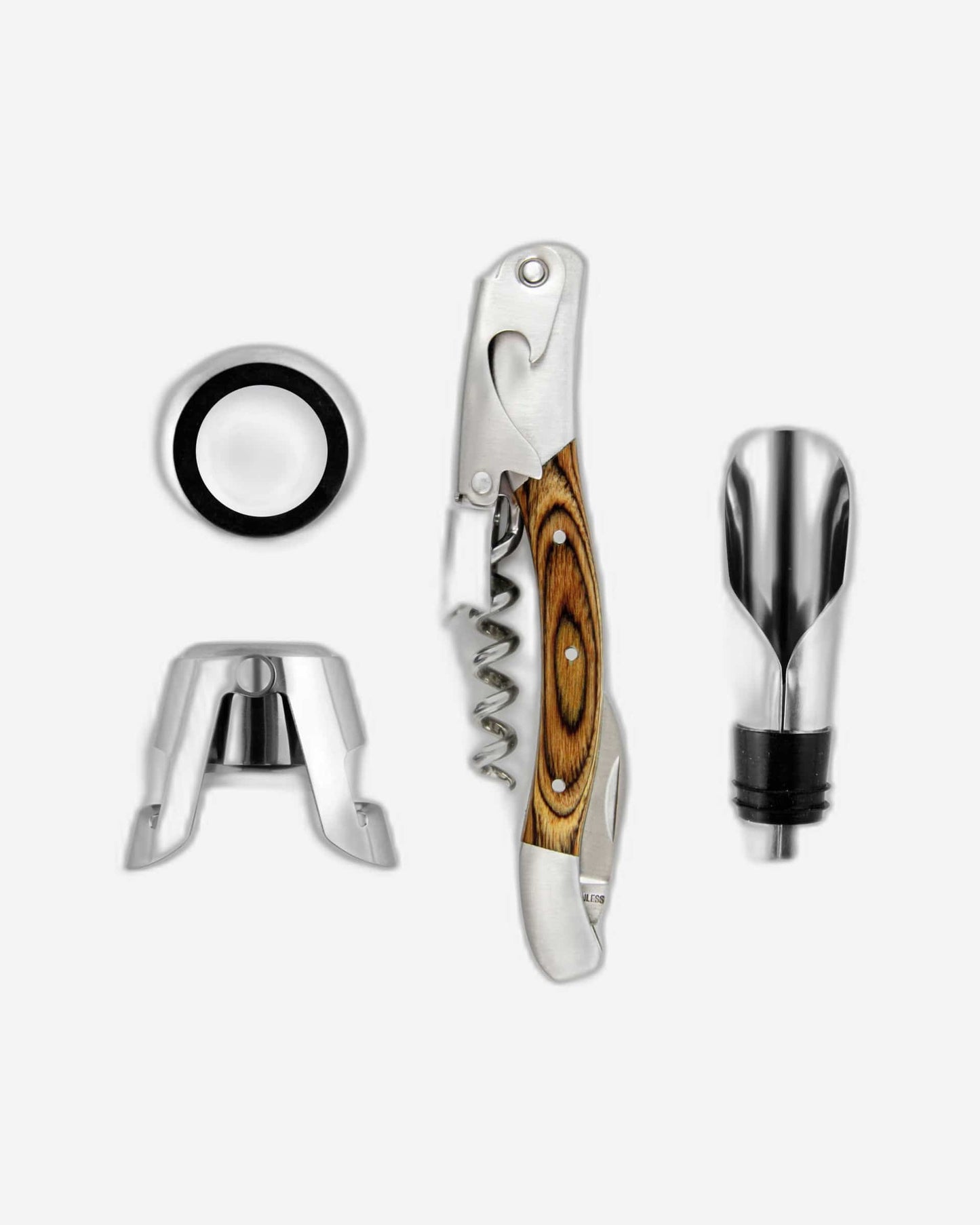 Legnoart Memorabile Wine Connoisseur Grand Set 4 Pcs Gs-4
