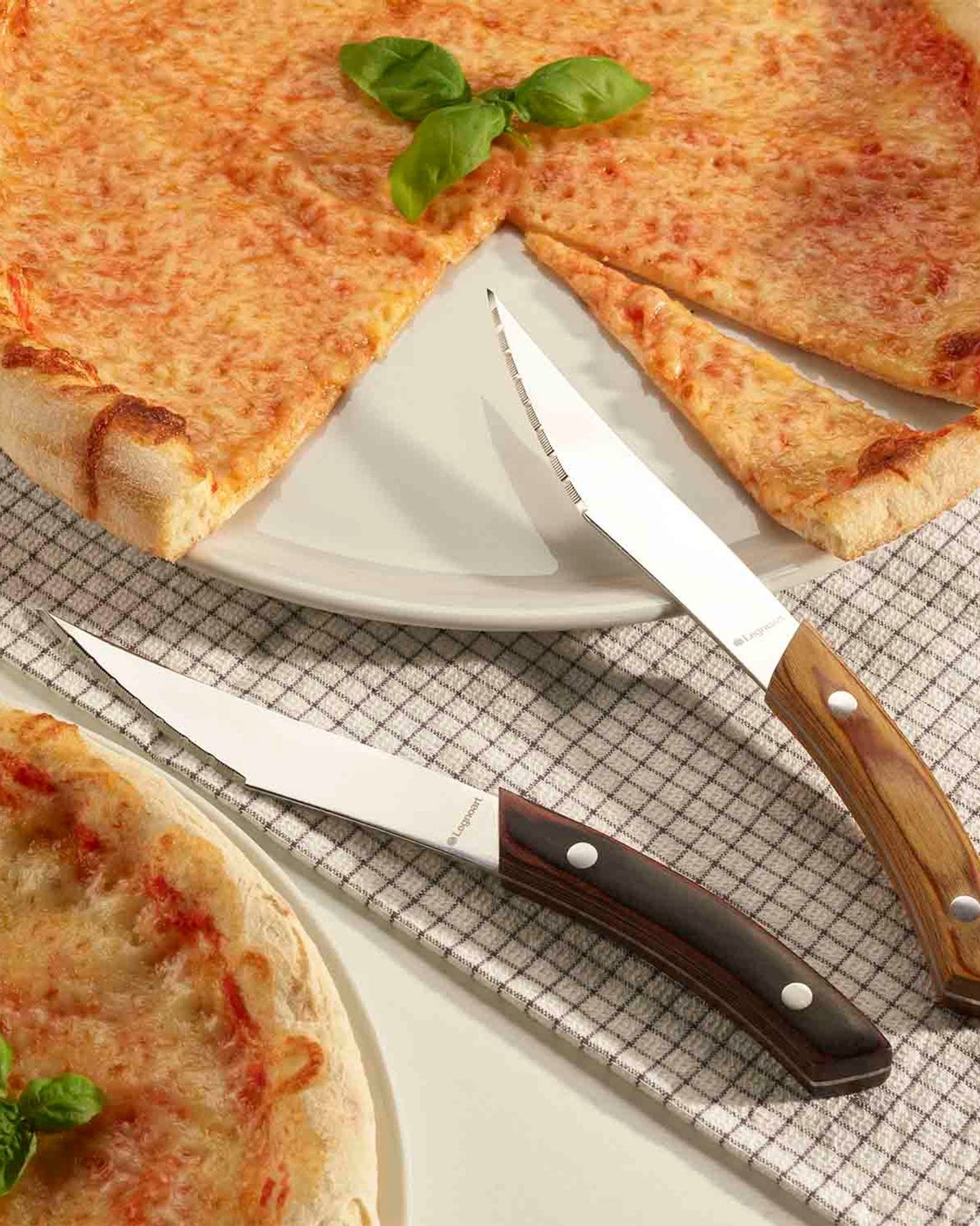 Legnoart Napoli Set Of 4 Pizza Knives Stainless Steel Dark Handle Pk-10A