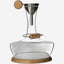 Legnoart Chateau Du Gout Decanter Set Crystal & Oak,Dying Stand,Funnel,Cork Holder,Wooden Crate