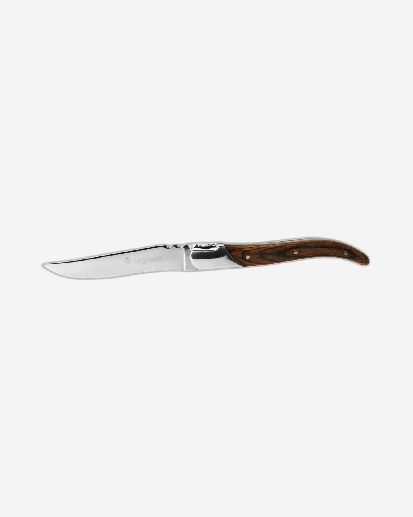 Legnoart Fassona Steak Knife Set 4 Pcs  Dark Wood Handle Sk-6