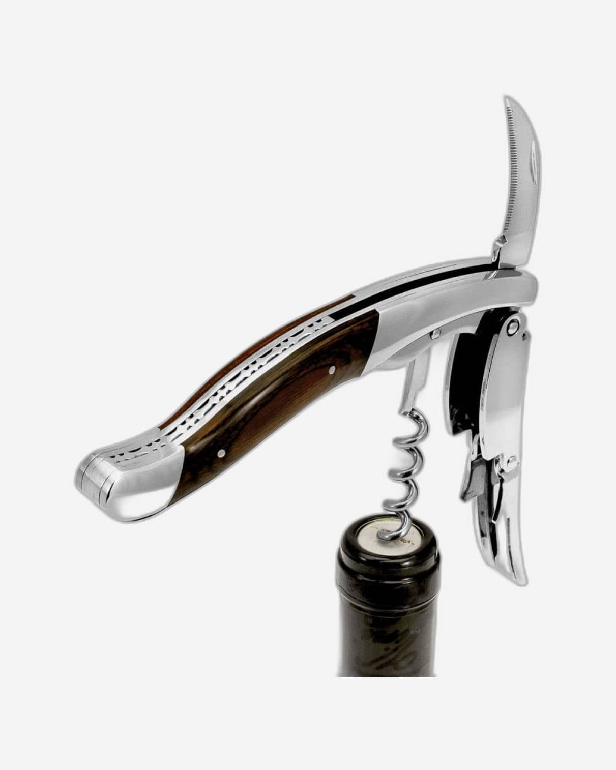 Legnoart Ghemme Wenghe' Grand Crue Sommelier Corkscrew With Double Hinge Wf-1Dx