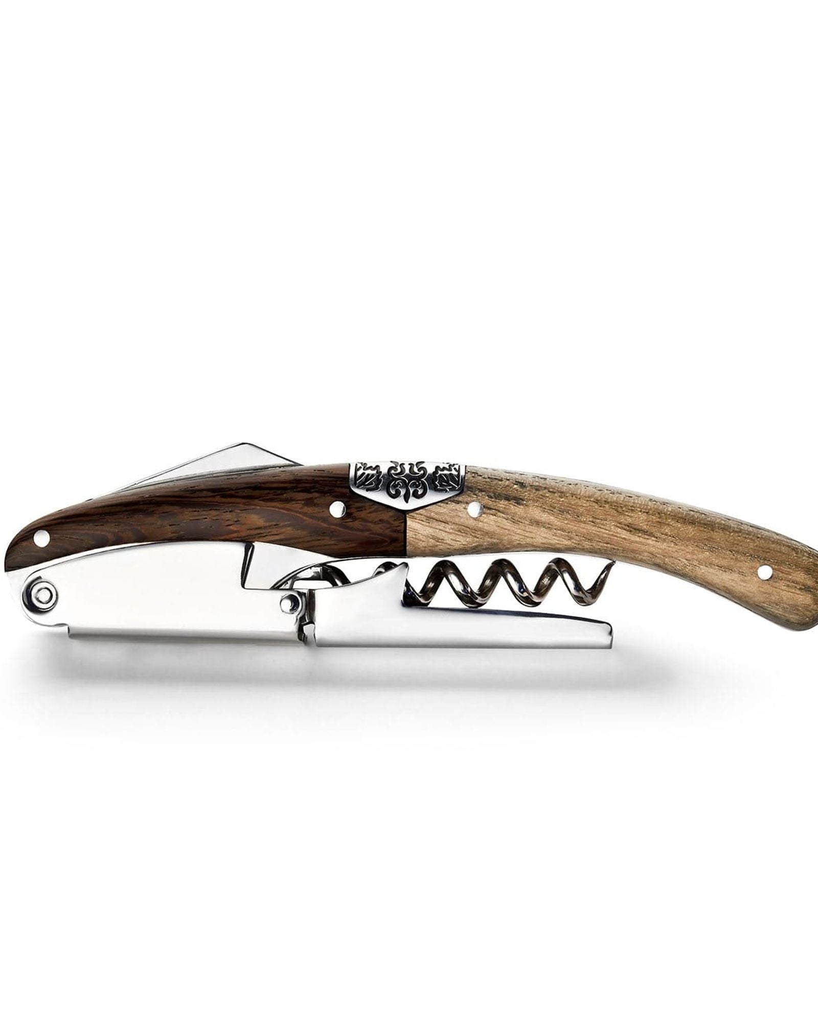 Legnoart Primitivo Sommelier Corkscrew With Solid Oak And Wenghe' Handle Wf-3Bc