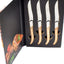 Legnoart Tomahawk Steak Knife Set With 4 Pcs Dark Handle Sk-200D
