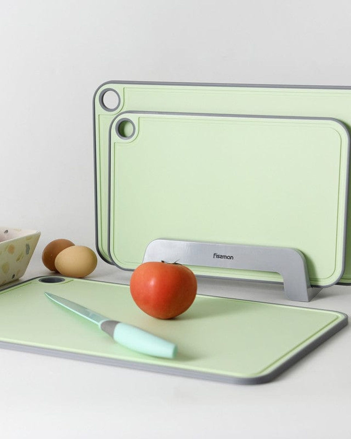 Fissman Chopping Boards /Tpr 3Pc Green