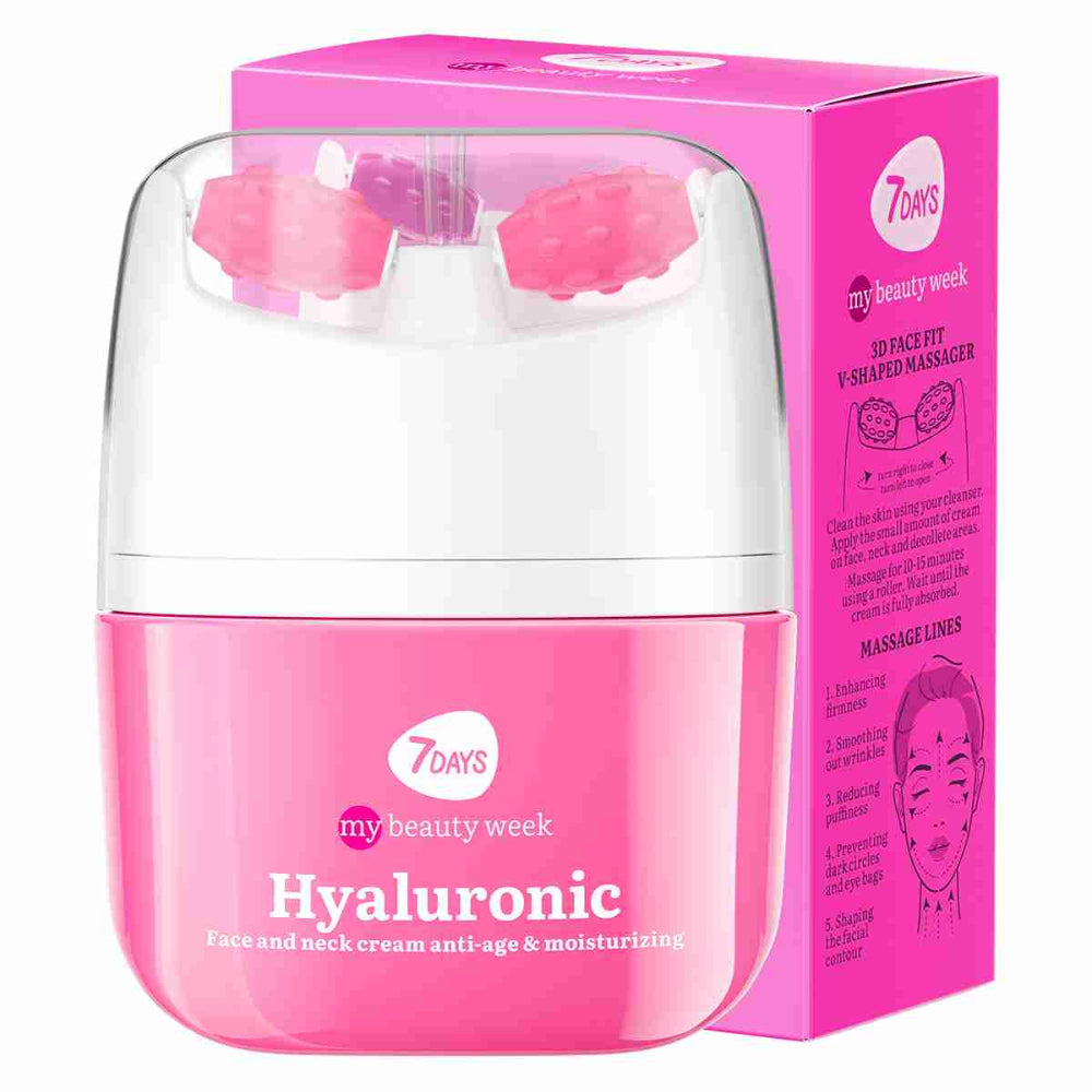 7DAYS Face Hydrating Cream with Hyaluronic Acid - Korean Skincare Face Moisturizer 40ml