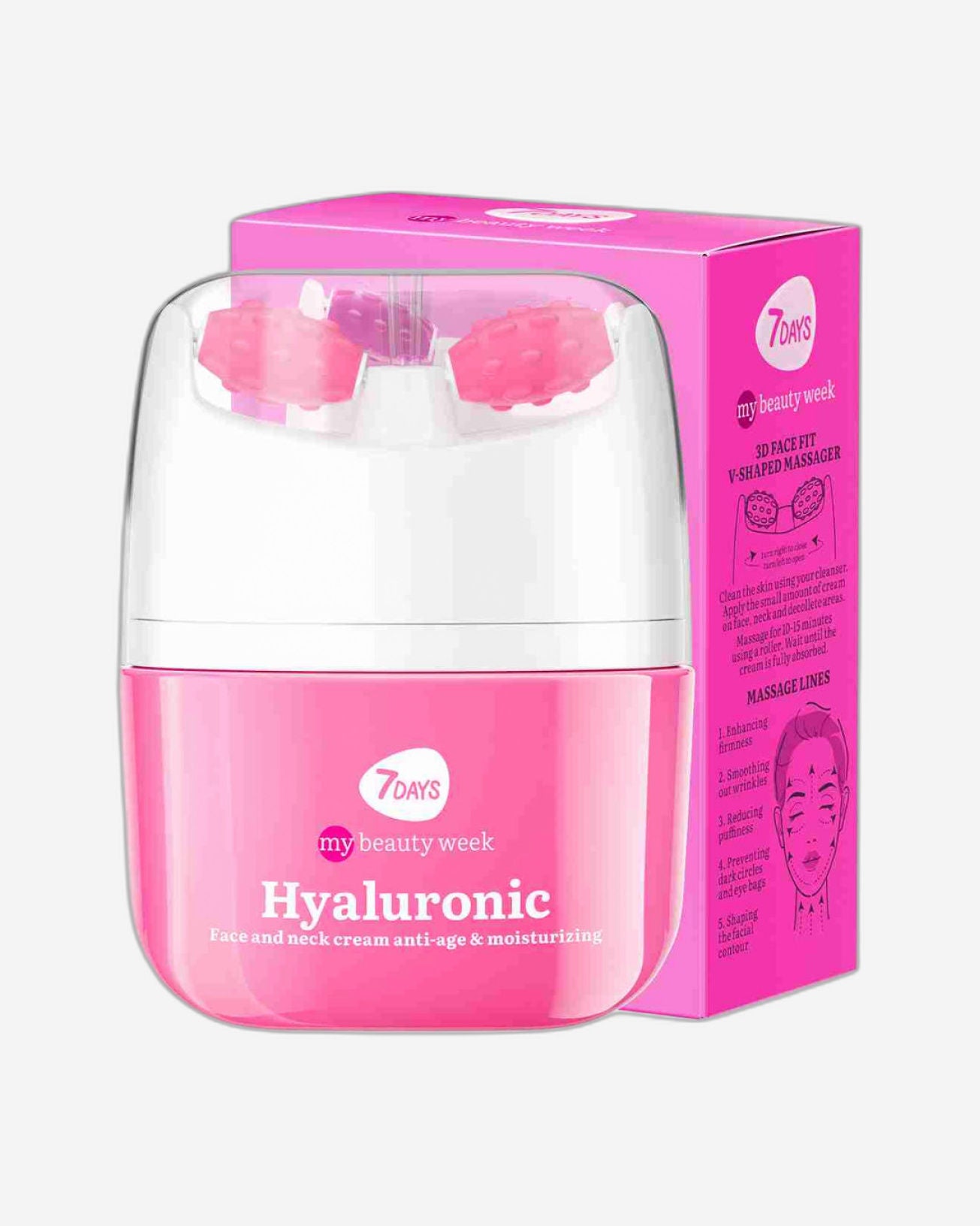 7DAYS Face Hydrating Cream with Hyaluronic Acid - Korean Skincare Face Moisturizer 40ml