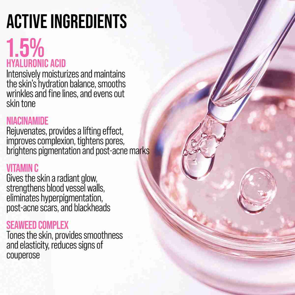 7DAYS Face Hydrating Cream with Hyaluronic Acid - Korean Skincare Face Moisturizer 40ml