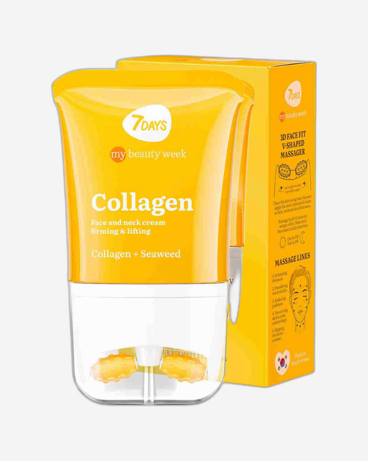 7DAYS Face Lift Cream with Collagen - Korean Skincare Face Moisturizer 80ml