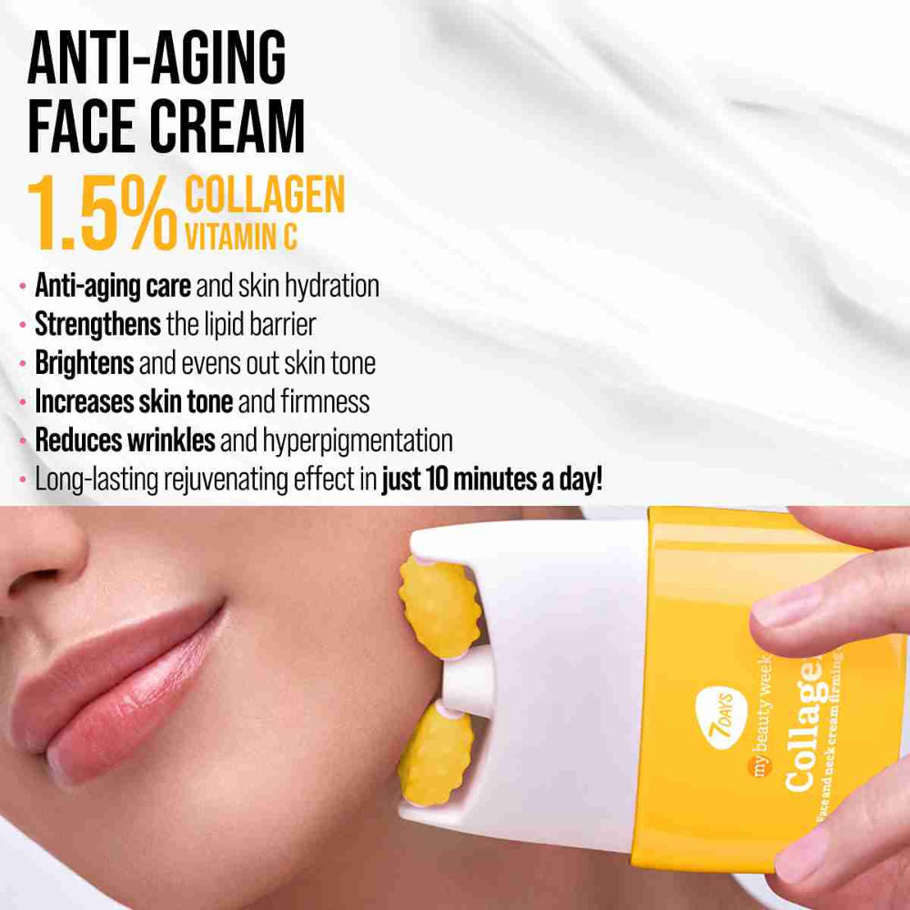 7DAYS Face Lift Cream with Collagen - Korean Skincare Face Moisturizer 80ml