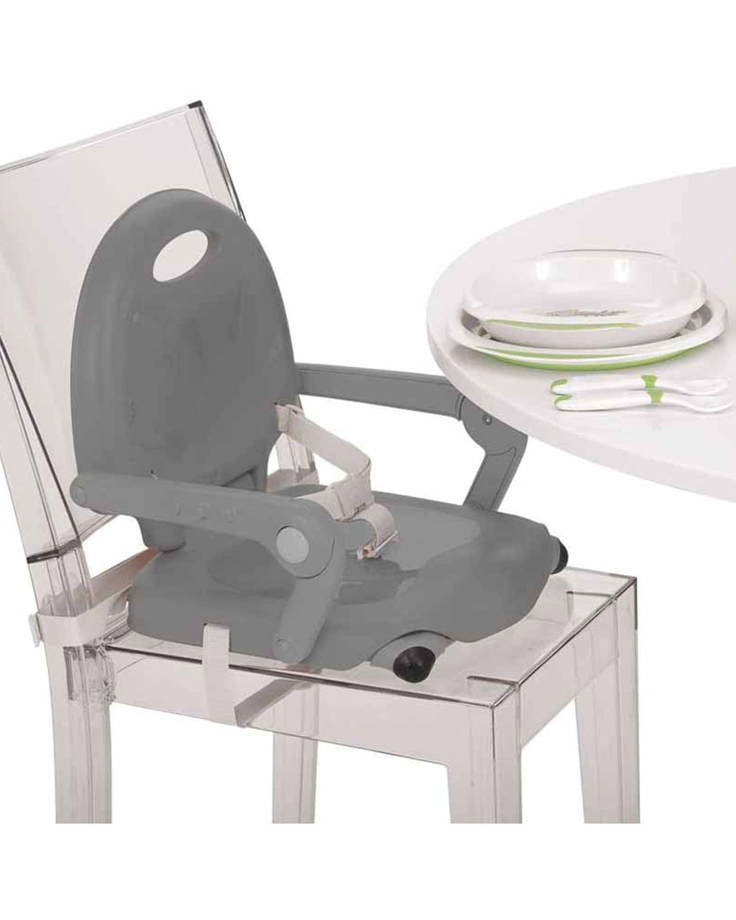 POCKET SNACK BOOSTER SEAT DARK GREY