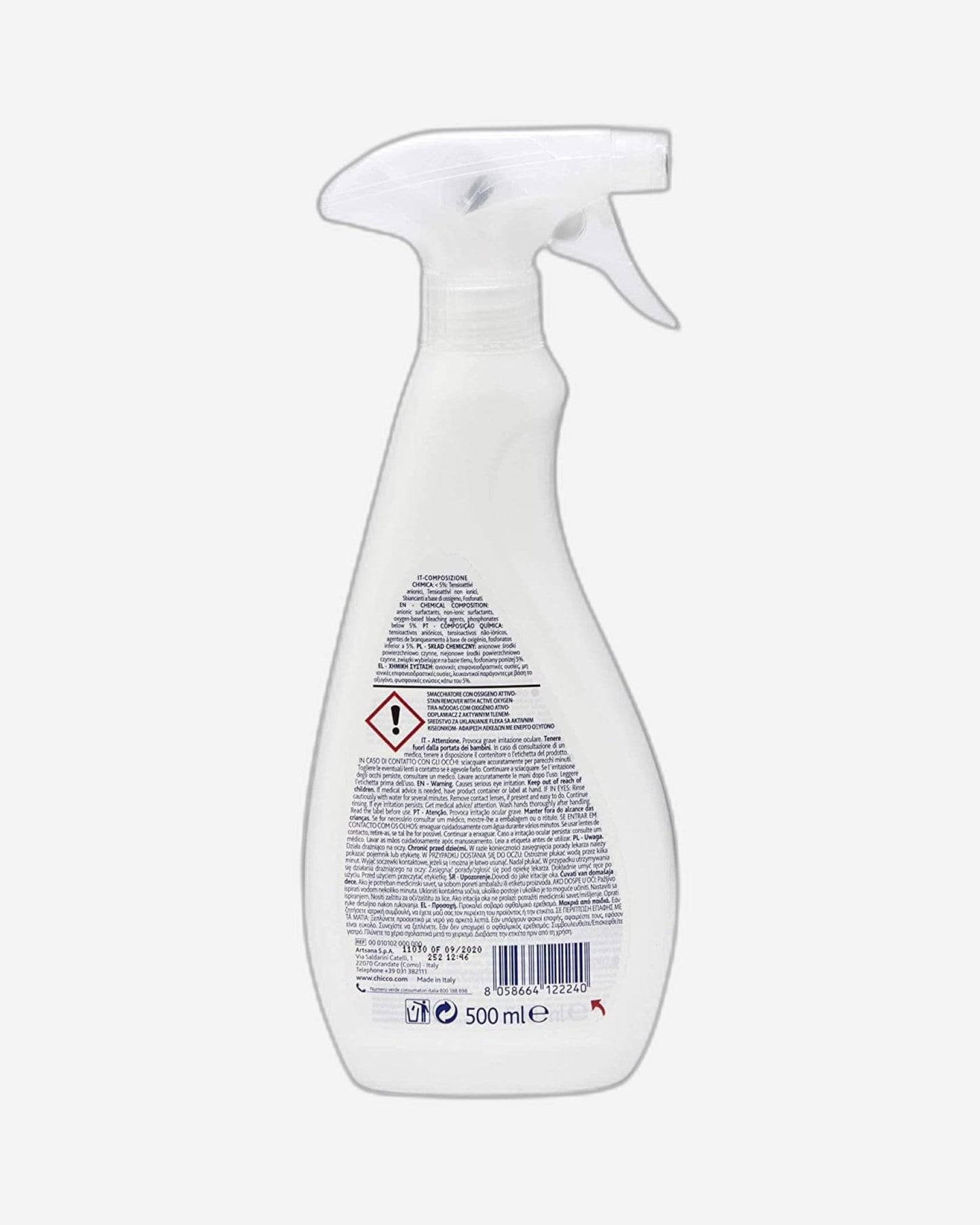Chicco Sensitive Fabric Stain Remover Spray - 500ml