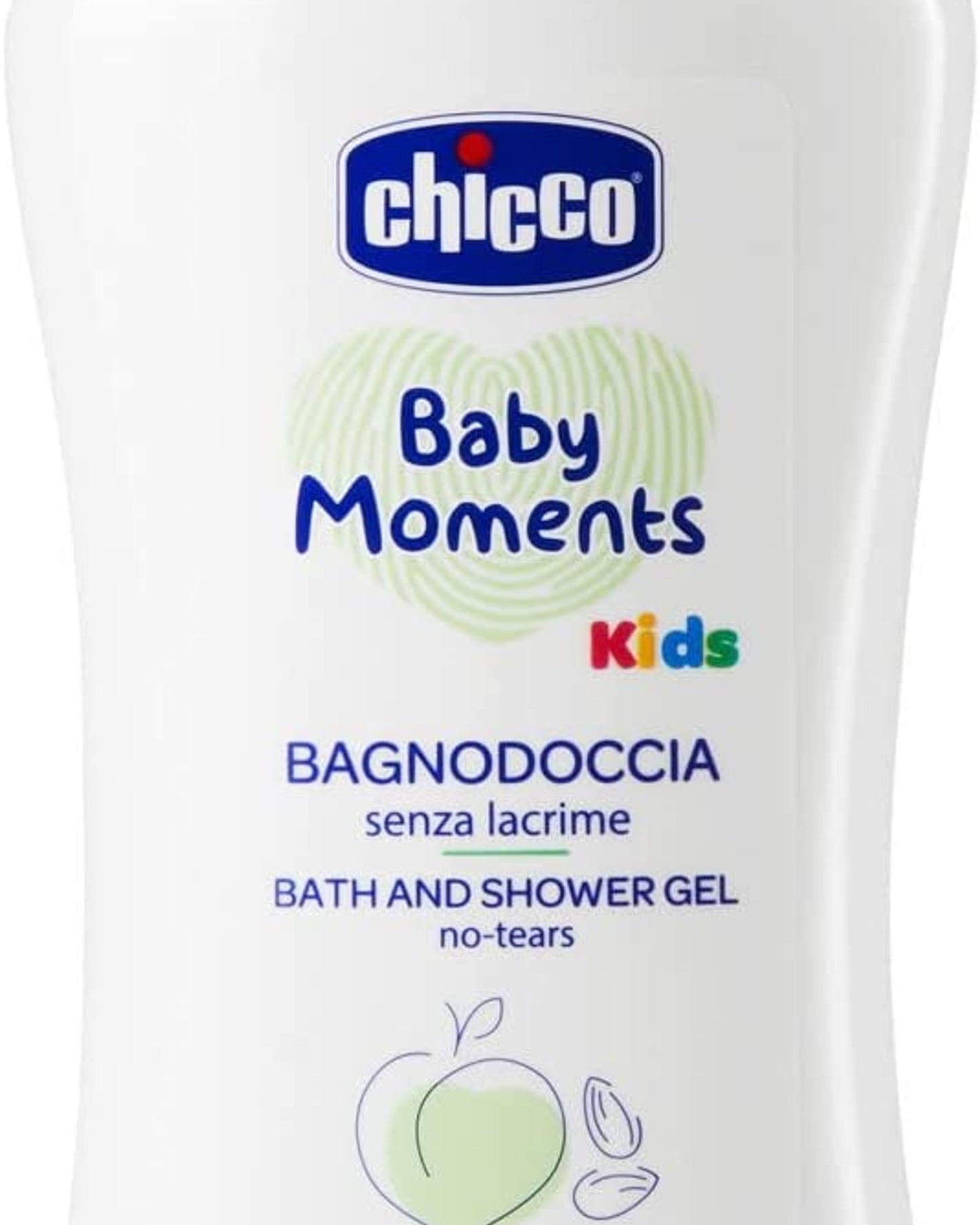Chicco Baby Moments Bath and Shower Gel No Tears for Kids - 500mL