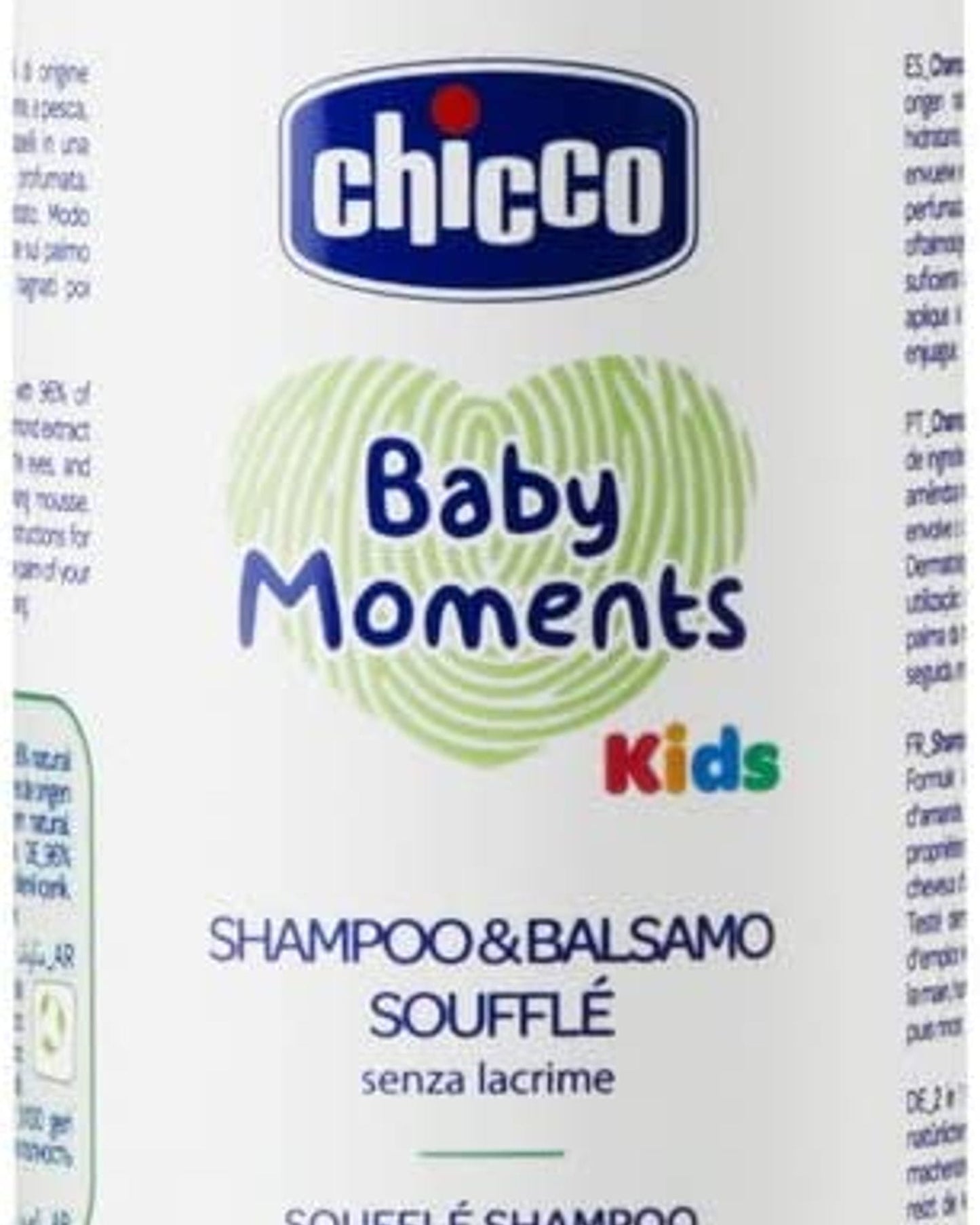 Chicco Baby Moments Soufflè Shampoo & Conditioner No Tears - 150mL