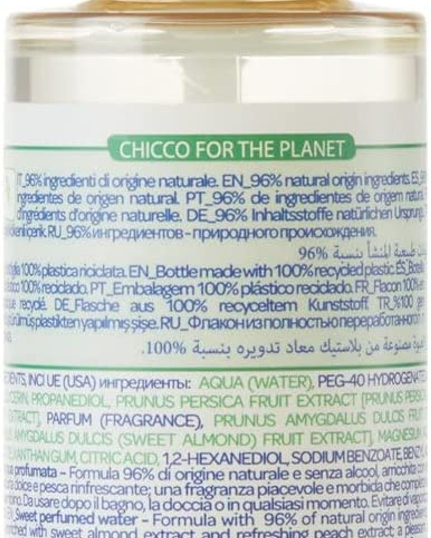 Chicco Baby Moments Sweet Perfumed Water For Kids Delicate Skin 0M-100Ml