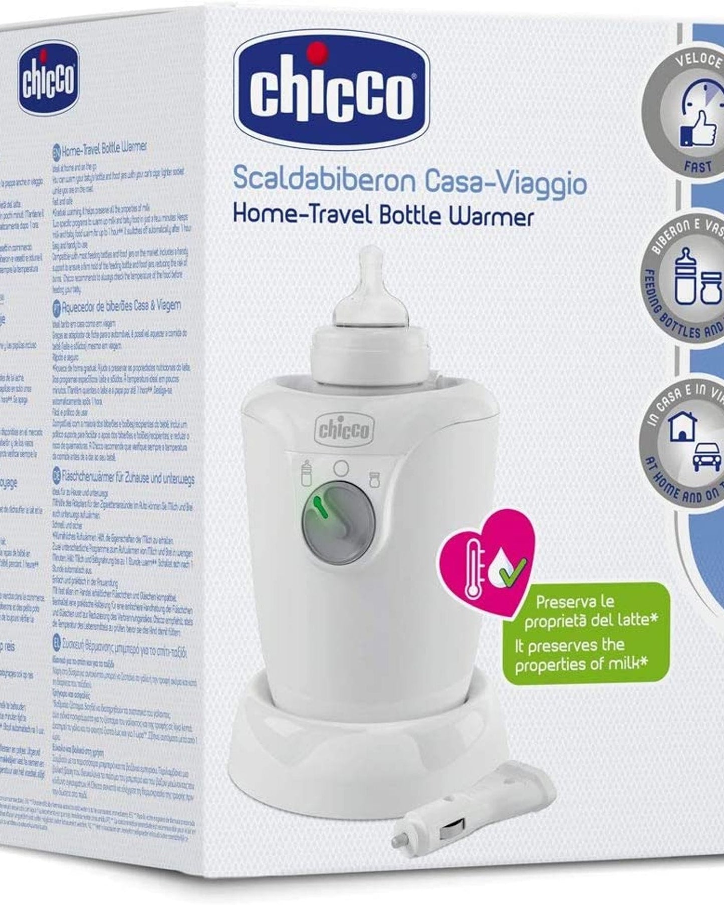 CHICCO HOME-TRAVEL BOTTLE WARMER